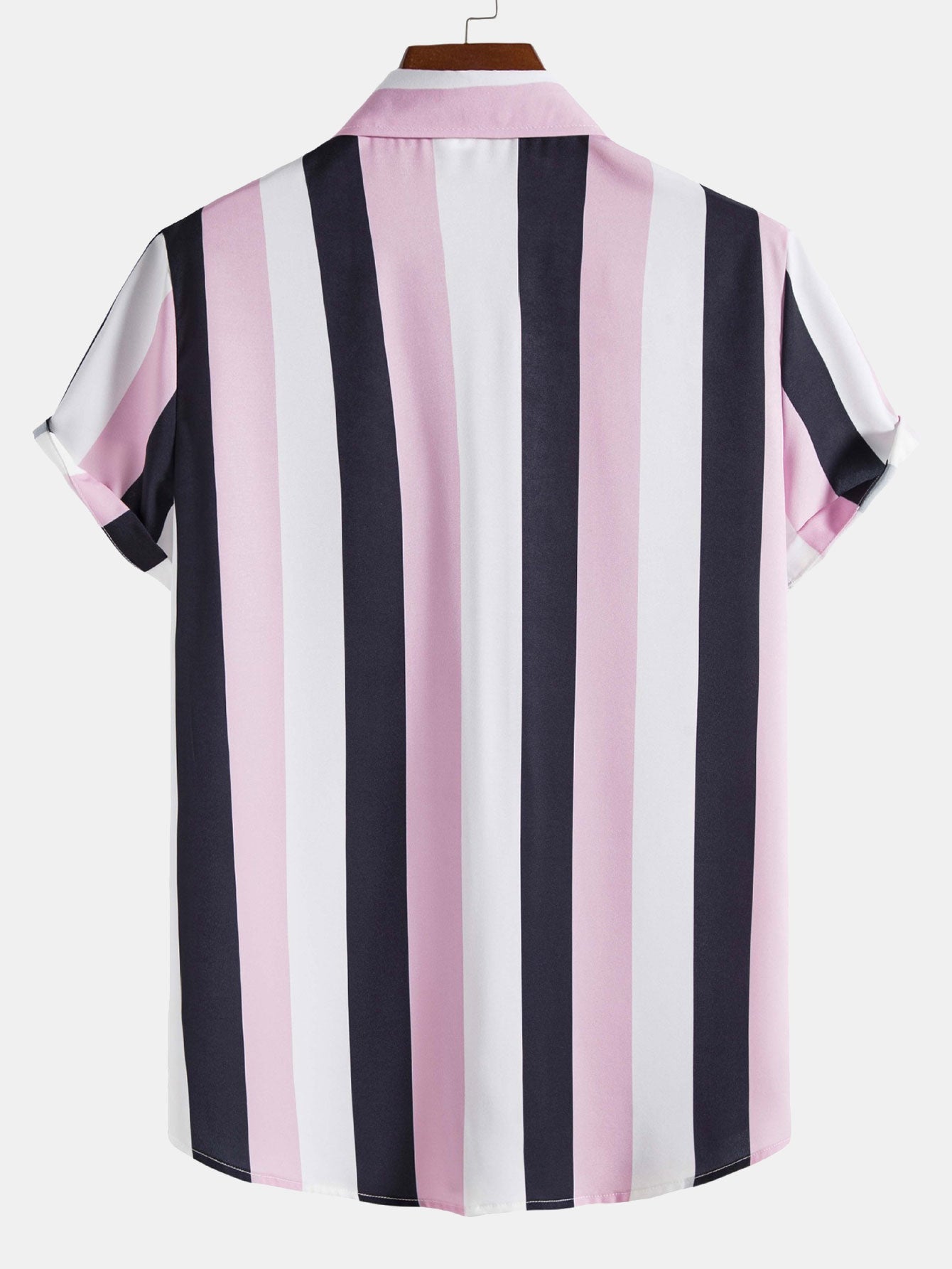 Chemise à Rayures Larges avec Boutons pour Homme | Idéale pour un Usage Quotidien ou Habillé Décontracté