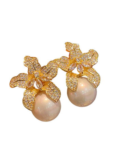 Boucles D'Oreilles Avec Perles Pour Femmes | Idéal Pour Usage Quotidien Et Occasions