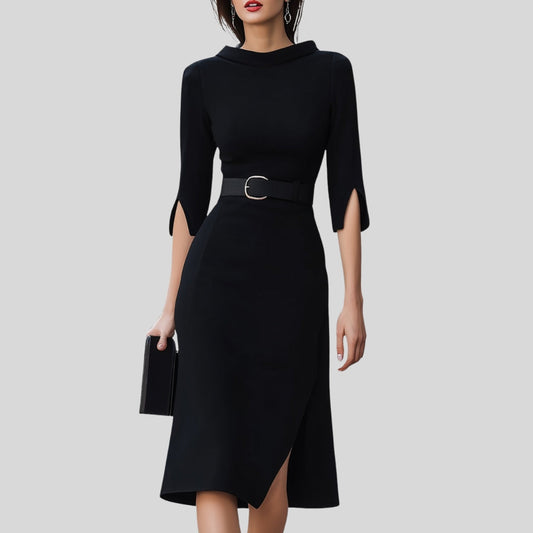 Robe Midi avec Ceinture Intégrée pour Femme | Idéale pour Journées d’Été et Sorties