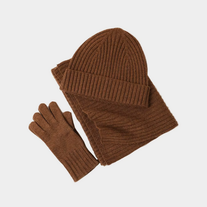 Ensemble Bonnet, Écharpe Et Gants pour Adulte | Idéal pour L’Hiver