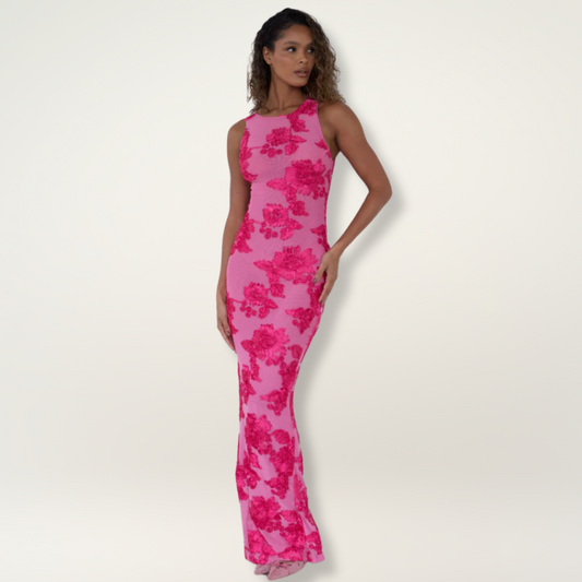 Robe Maxi Fleurie Avec Coupe Fluide Pour Femme | Idéale Pour L'Été