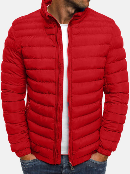 Veste Matelassée avec Col Montant pour Homme | Idéale pour l’Automne et l’Hiver