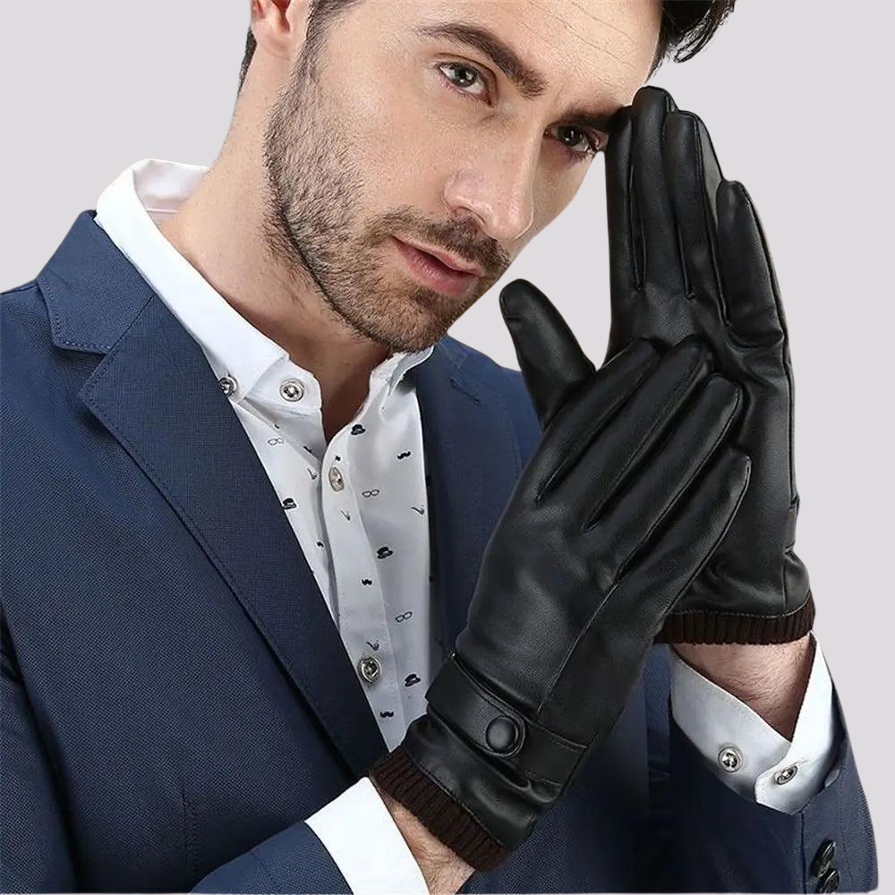 Gants pour Hommes avec Coupe Ajustée et Design Classique | Idéal pour la Saison Automnale