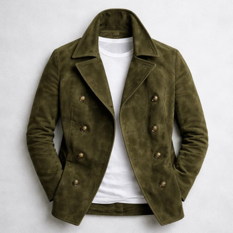 Veste Croisée Avec Large Col À Revers Pour Homme | Idéale Pour Une Utilisation Quotidienne