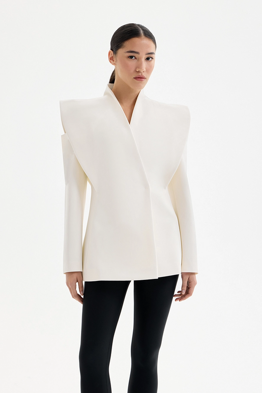 Blazer à Épaules Structurées pour Femme | Idéal pour Saison Froide