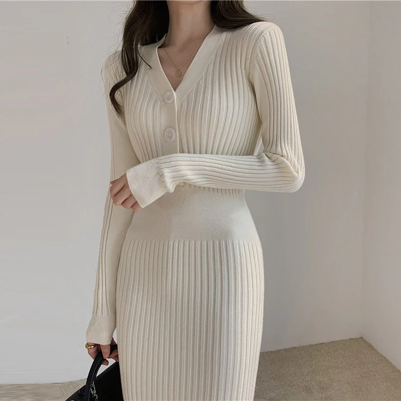 Robe Ajustée Avec Boutons Pour Femme | Idéale Pour Le Quotidien Et Les Sorties