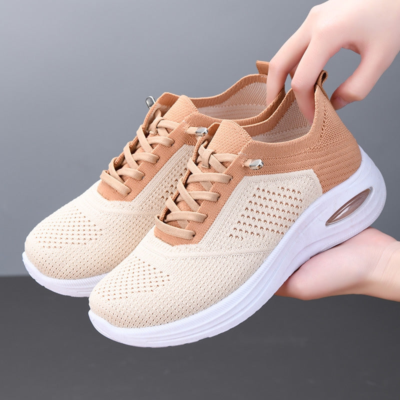 Baskets À Enfiler Avec Tige En Maille Pour Femmes | Idéales Au Quotidien