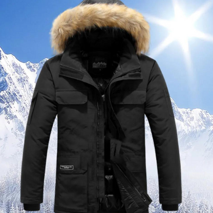 Parka d’Hiver avec Capuche pour Homme | Idéale pour la Saison Froide