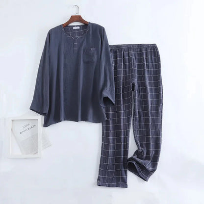 Ensemble Deux Pièces de Pyjama avec Haut à Manches Longues et Pantalon pour Homme | Idéal pour Un Usage Quotidien