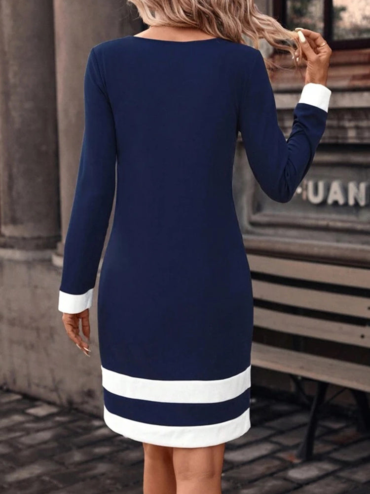 Robe En Tricot Avec Manches Longues Pour Femmes | Adaptée Aux Tenues Quotidiennes