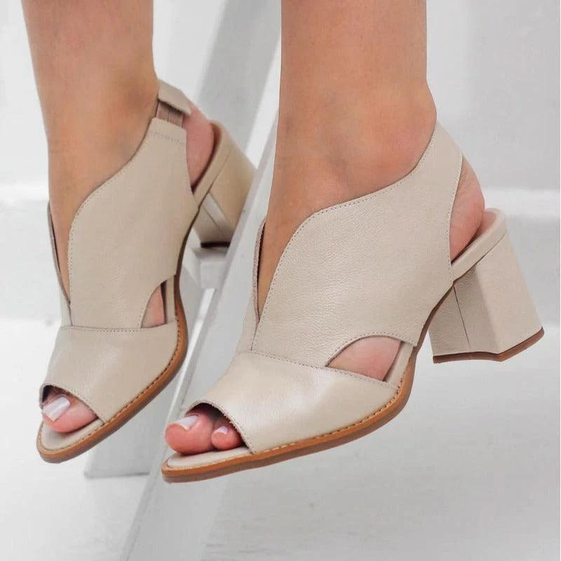 Sandales À Talon Ouvert Avec Bride Arrière Pour Femmes | Idéal Pour La Saison Chaude