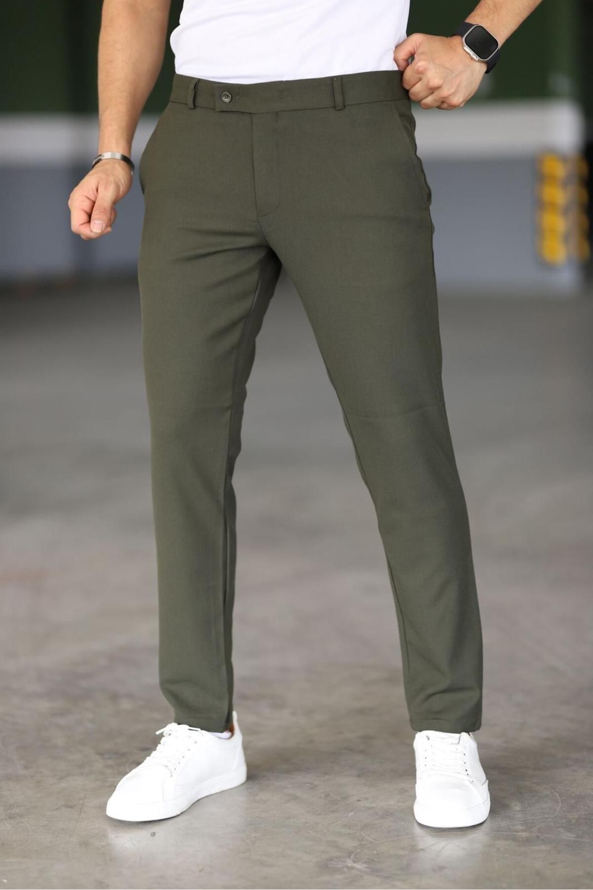 Pantalon Chino Avec Coupe Ajustée pour Hommes | Idéal pour Les Activités Quotidiennes