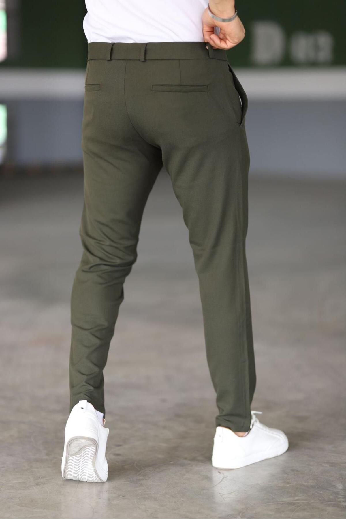 Pantalon Chino Avec Coupe Ajustée pour Hommes | Idéal pour Les Activités Quotidiennes