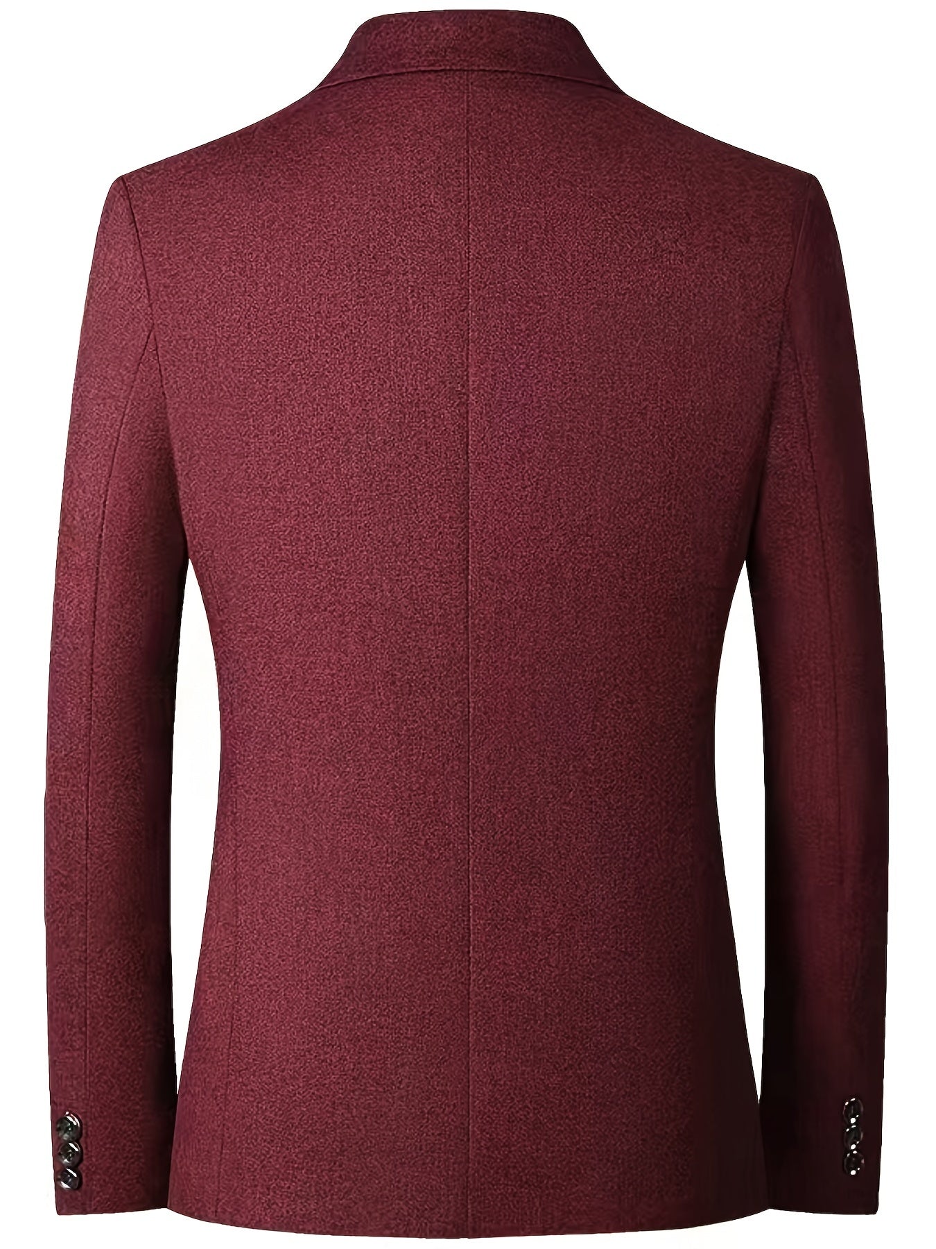 Blazer Slim-Fit avec Fermeture à Deux Boutons pour Homme | Idéal pour les Occasions Professionnelles et Formelles
