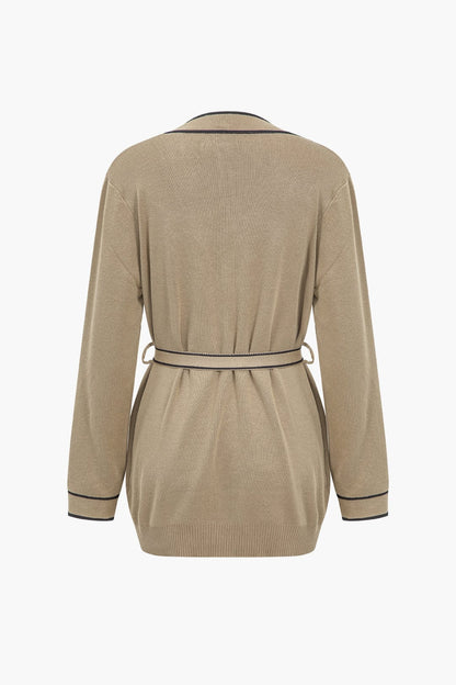 Ensemble Deux Pièces avec Cardigan Long et Pantalon Large pour Femme | Idéal pour le Quotidien et le Bureau