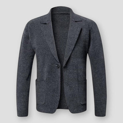 Blazer avec Col à Revers et Fermeture à Boutons pour Homme | Idéal pour Toutes les Saisons