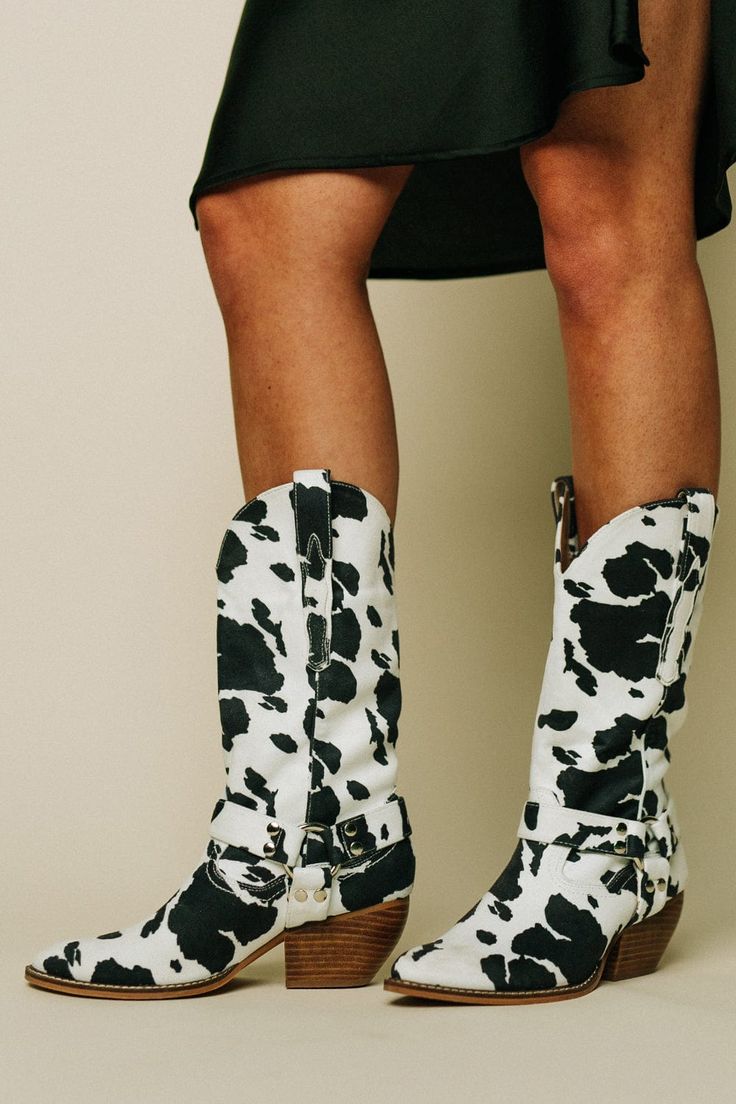 Bottes Cowboy À Tige Mi-Haute Pour Femmes | Pour Un Usage Quotidien