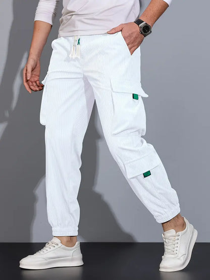 Pantalon Cargo Coupe Slim Pour Hommes | Idéal Pour Usage Quotidien Ou Sorties Décontractées