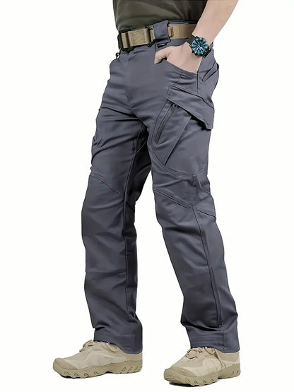 Pantalon Tactique Outdoor avec Poches Multiples pour Homme | Idéal pour la Randonnée et le Camping