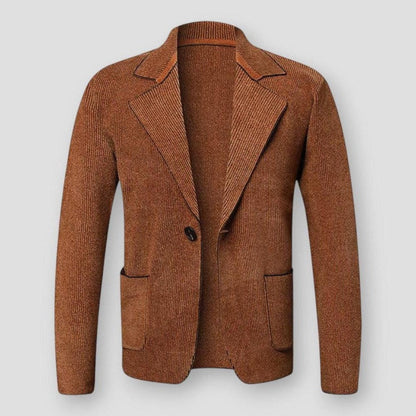 Blazer avec Col à Revers et Fermeture à Boutons pour Homme | Idéal pour Toutes les Saisons