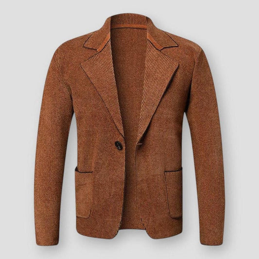 Blazer avec Col à Revers et Fermeture à Boutons pour Homme | Idéal pour Toutes les Saisons