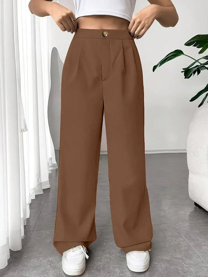 Pantalon Large à Jambe Large pour Femme | Idéal pour le Quotidien et le Travail