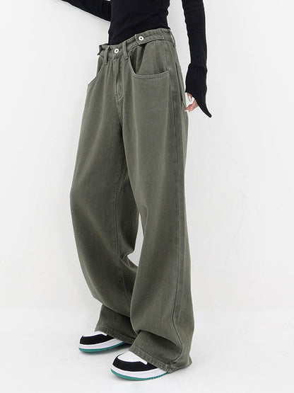 Pantalon Large Oversize Avec Taille Haute Pour Femme | Idéal Pour Tenues Quotidiennes