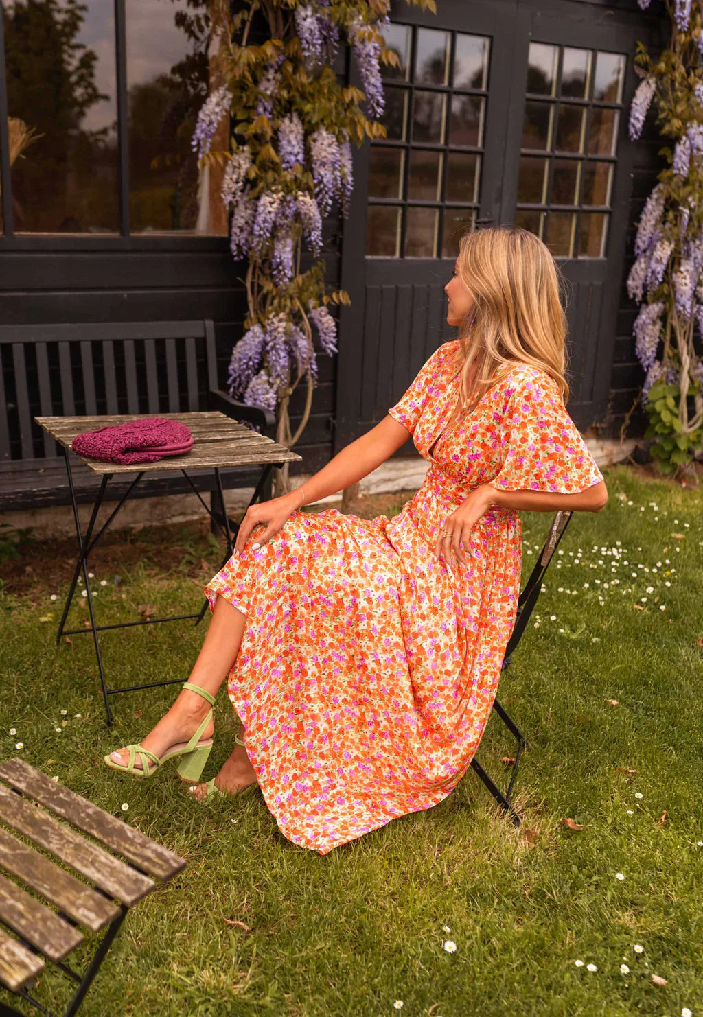 Robe Longue Femme | Imprimé Fleuri Coloré | Taille Marquée & Coupe Fluide Été
