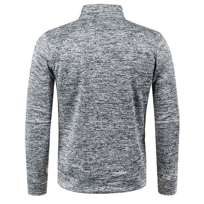 Veste Légère avec Fermeture Zippée et Col Montant pour Hommes | Idéale pour Printemps et Automne