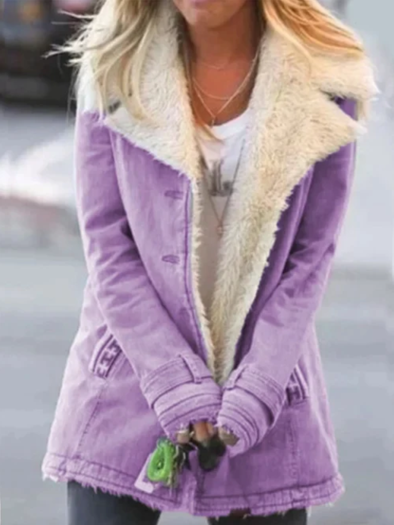 Manteau d’Hiver Long avec Manches Longues pour Femme | Idéal pour la Saison Froide