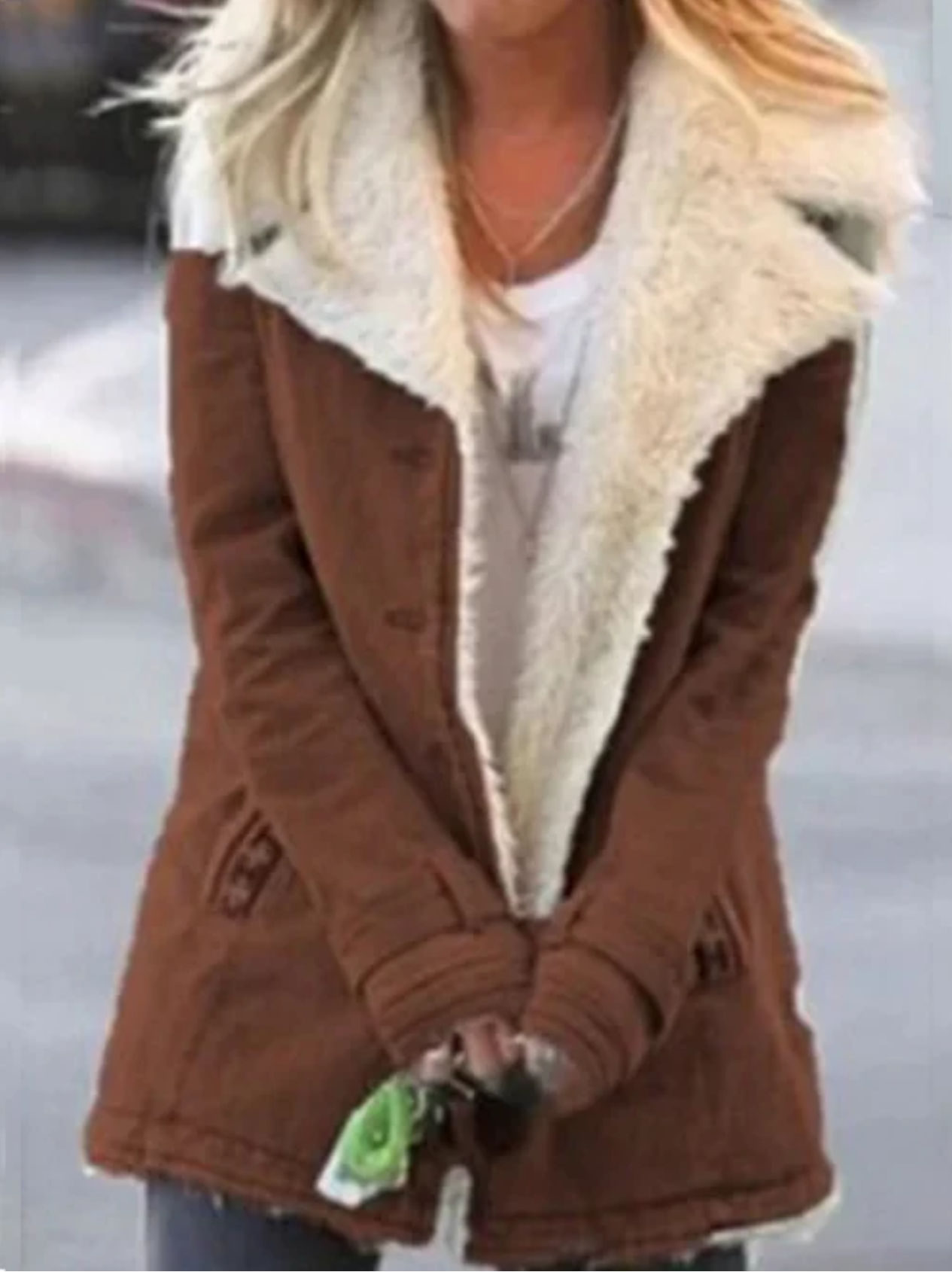 Manteau d’Hiver Long avec Manches Longues pour Femme | Idéal pour la Saison Froide