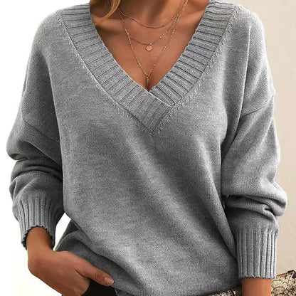 Pull à Col V pour Femmes | Idéal pour Toutes Saisons