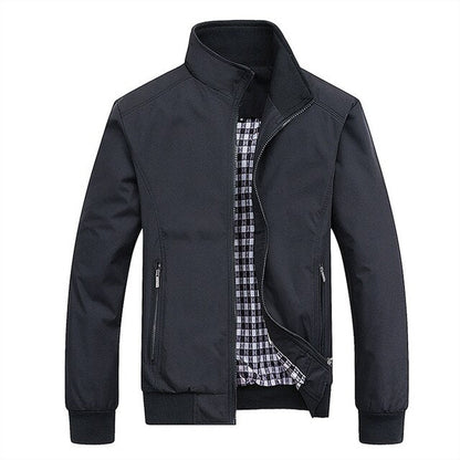 Veste Bomber Slim Fit avec Détails Classiques pour Hommes | Idéale pour le Printemps et l’Automne