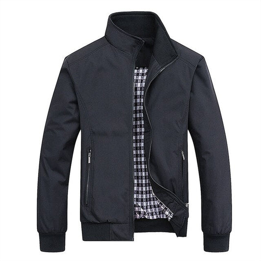 Veste Bomber Slim Fit avec Détails Classiques pour Hommes | Idéale pour le Printemps et l’Automne