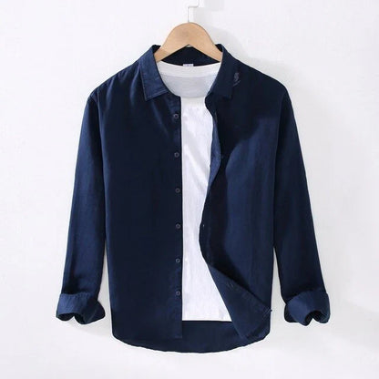 Chemise À Manches Longues Pour Hommes Avec Col Classique | Idéal Pour Le Printemps Et L’Été