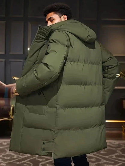 Parka avec Capuche Et Poches Multiples pour Homme | Idéal pour L’Hiver