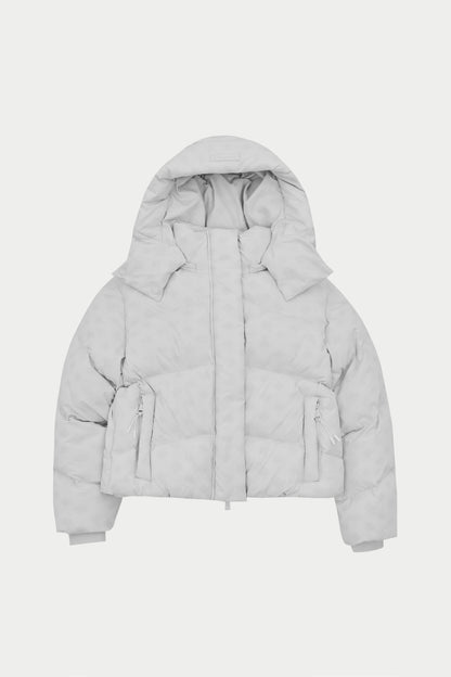 Puffer Matelassé à Capuche Amovible Avec Col Montant Pour Homme | Idéal Pour l’Hiver