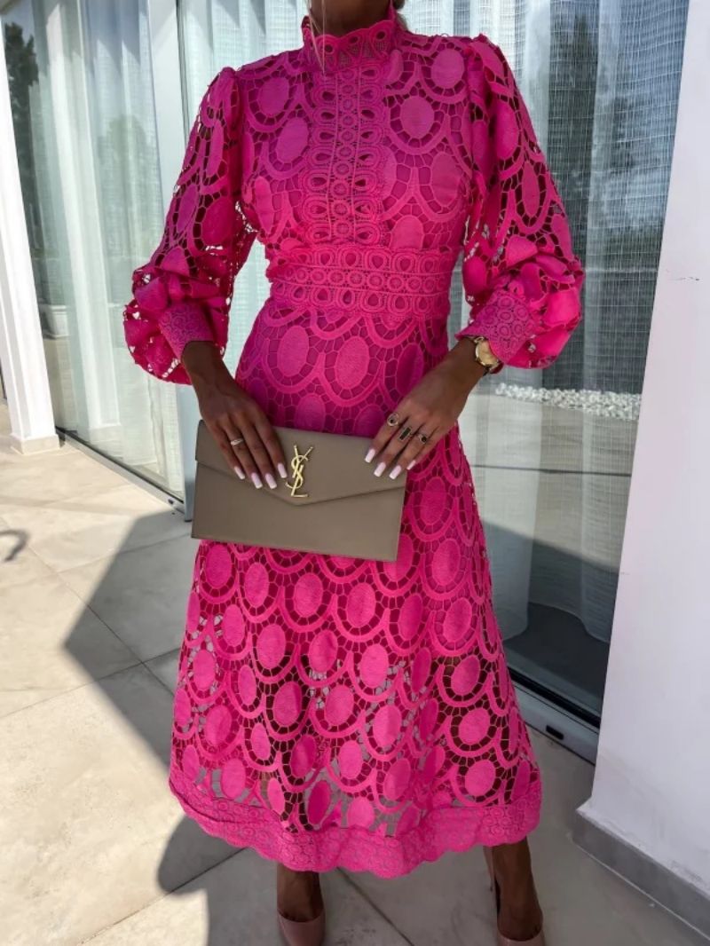 Robe Avec Dentelle Et Fermeture Zippée Pour Femme | Idéale Pour Mariages Et Soirées