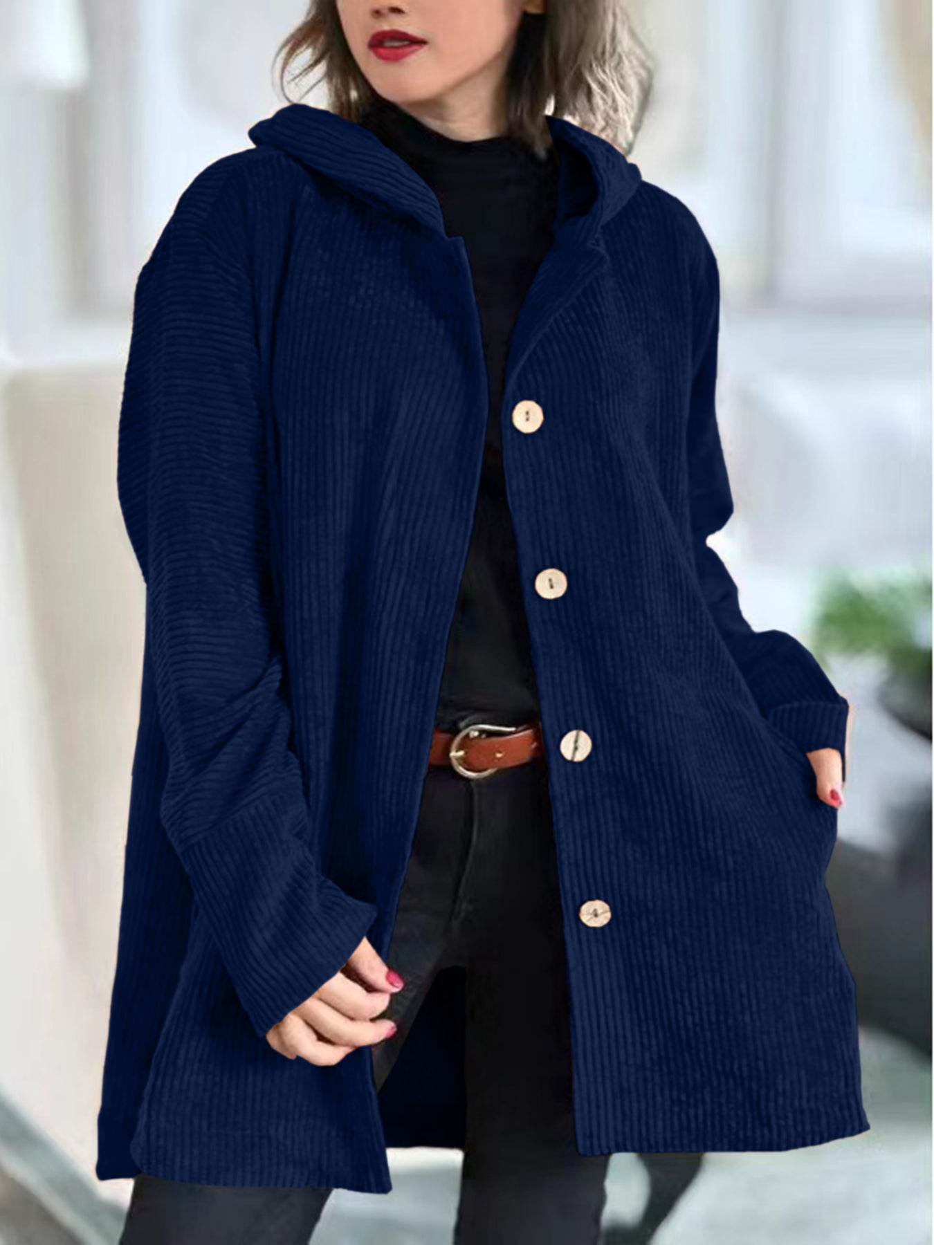Veste Avec Capuche Et Coupe Décontractée Pour Femmes | Idéale Pour La Saison Automnale