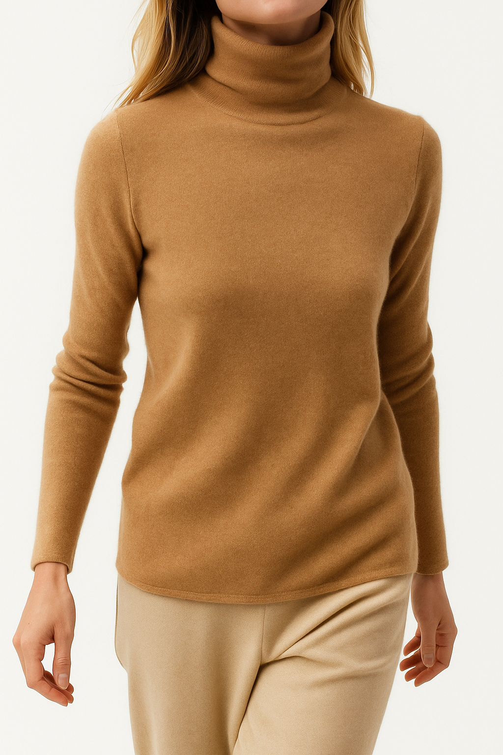 Pull à col roulé pour femmes