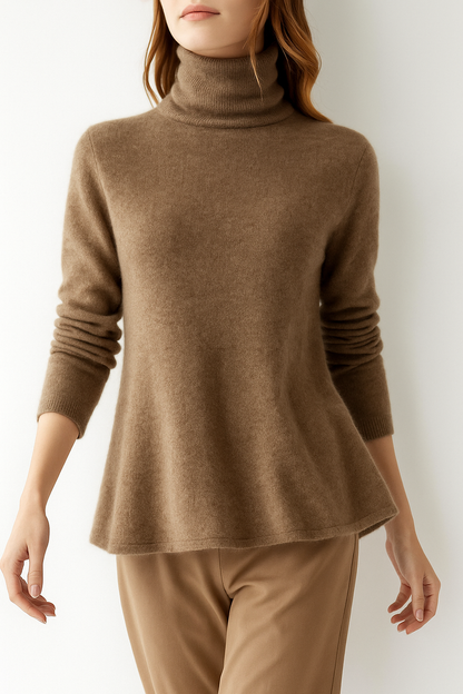 Pull à col roulé pour femmes