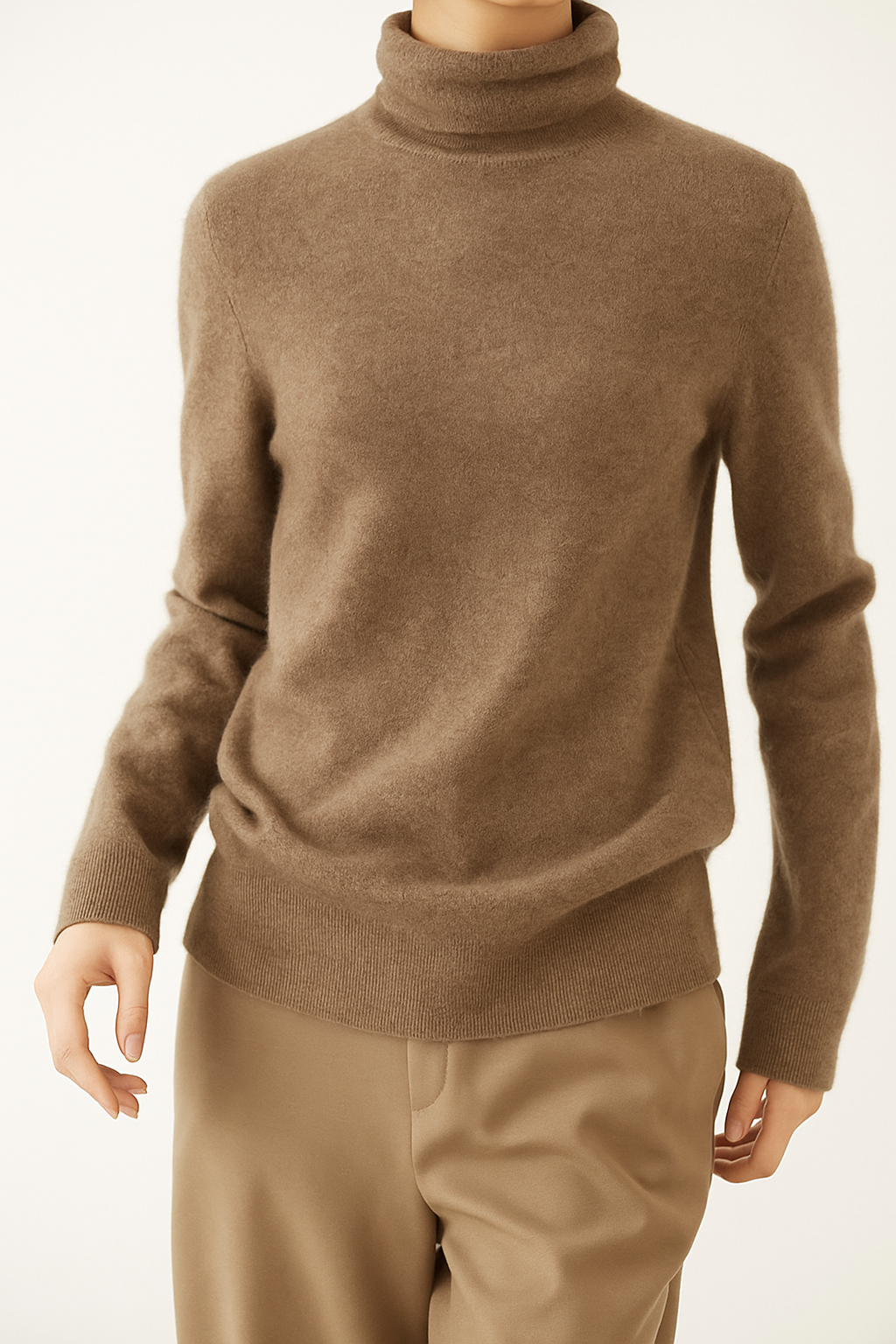 Pull à col roulé pour femmes