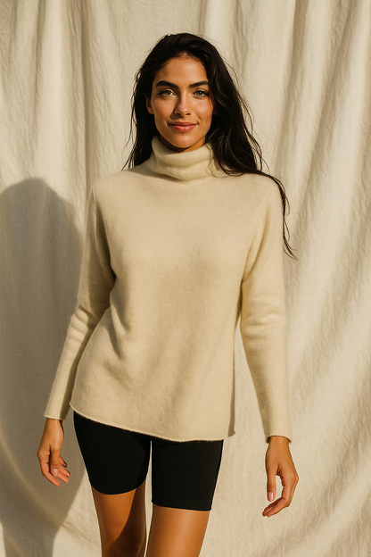 Pull à col roulé pour femmes