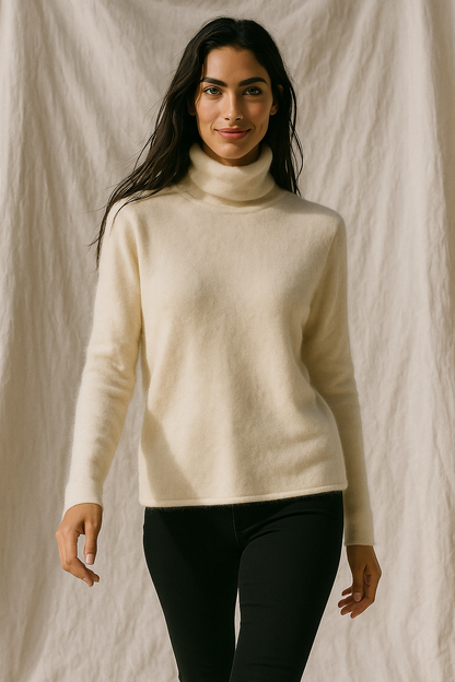 Pull à col roulé pour femmes