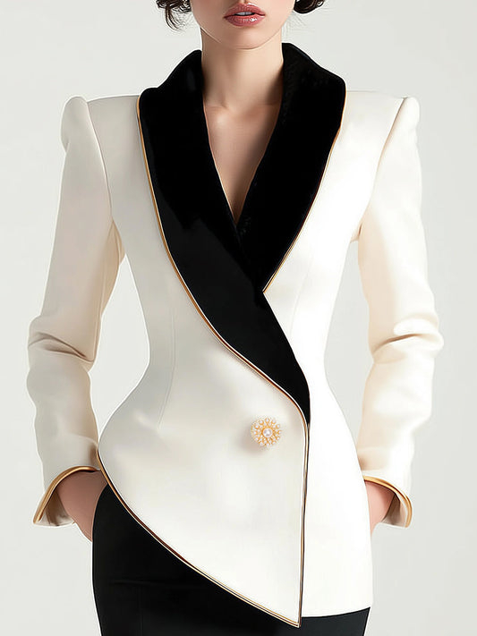 Blazer Cintré à Coupe Légèrement Ample pour Femme | Idéal pour Bureau et Occasions Casual