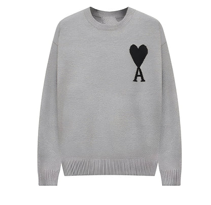 Pull-Over à Motif Cœur pour Usage Quotidien | Idéal pour Diverses Occasions