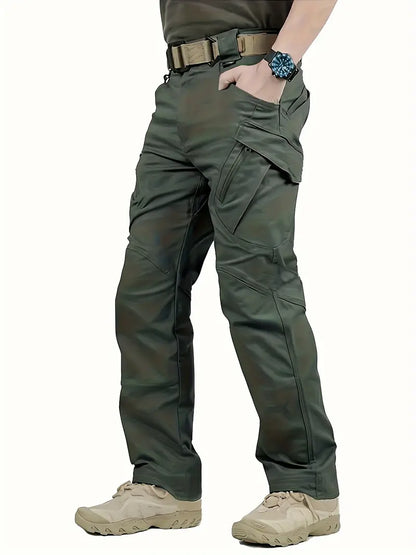 Pantalon Tactique Outdoor avec Poches Multiples pour Homme | Idéal pour la Randonnée et le Camping