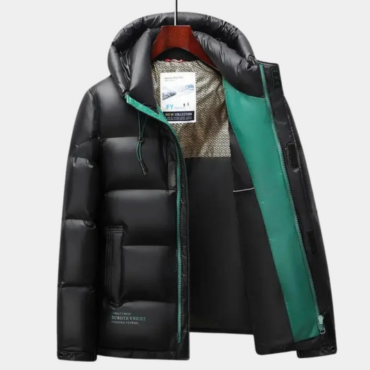Doudoune d’Hiver avec Capuche pour Hommes | Idéale pour les Journées Froides