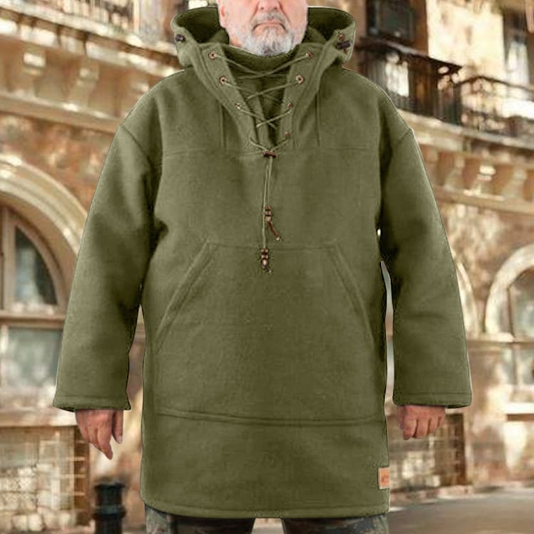 Veste D’extérieur avec Capuche Et Poche Frontale pour Adultes | Idéale pour L’hiver Et Les Activités En Plein Air
