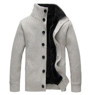 Veste Homme À Boutons avec Col Montant | Idéale pour Mi-Saison